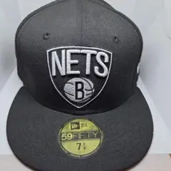 Brooklyn Nets 59FIFTY キャップ 7 3/8 ブラック