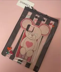 【アイフォリア】ハート柄ベア iPhone11pro用ケース