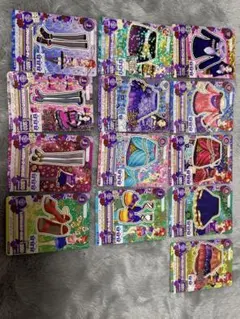 アイカツカード まとめ売り 14枚セット セクシータイプ 紫吹蘭 紅林珠璃