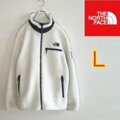 ノースフェイス　フリース　ボアフリース　ホワイト　メンズＬ