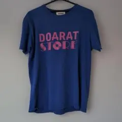 ドゥーアラット　DOARAT Tシャツ ブルー ピンクロゴのサムネイル