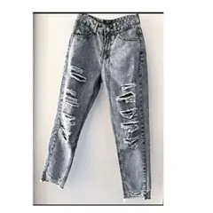 ANAP アナップ　ダメージジーンズ　デニム　グランジ