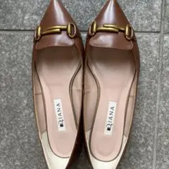 【美品】DIANA ビットローファーパンプス 22.5cm
