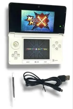 動作品 任天堂 NINTENDO 3DS CTR-001 ゲーム ホワイト 本体