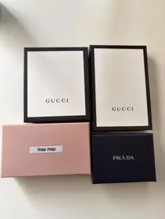 ★バラ売り可★GUCCI PRADA MIU MIU ギフトボックスセット
