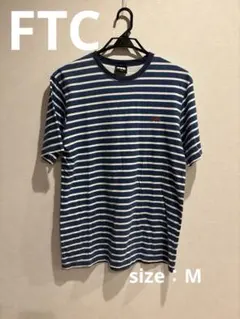 FTC ボーダー Tシャツ ネイビー M