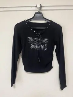 値下げしました⭐︎SpRay イーグルプリントスピンドルロンT ブラック