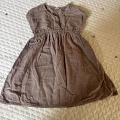 tete a tete 90サイズ 半袖ワンピース ブラウン