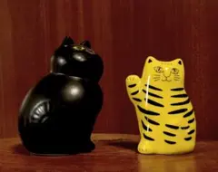 リサラーソン　まねくねこ(虎)＆ミアミニオールブラック　北欧　ひのサムネイル
