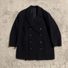 KENZO Pコート ウール 黒 切り替え