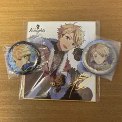 あんさんぶるスターズ鳴上嵐缶バッチとミニ色紙セット