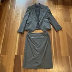UNITED ARROWS グレー スカートスーツ　サイズ38