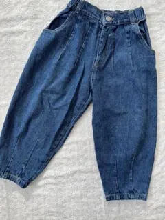 デニム　ワイドパンツ　韓国子供服