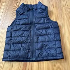 無印　ベスト　ネイビー　紺