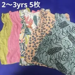 NEXT フリルノースリーブ5枚セット　2〜3yrs