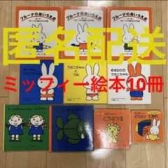 ミッフィー絵本10冊セット　ブルーナのあいうえお　うさこちゃんシリーズ　どうぶつ