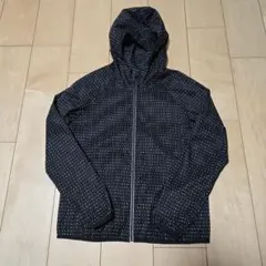 水玉模様 フード付き ウィンドブレーカー