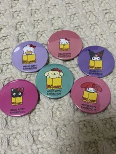ハローキティ展 缶バッジ 6種セット 50¢ CANDY