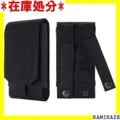 ☆ DFsucces スマホポーチ 携帯ポーチ ウエスト ポーチ ブラッ 99