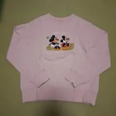 UNIQLO×Disney ミッキー ミニー プリント トレーナー 150cm