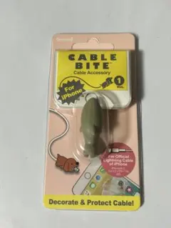 新品未開封CABLE BITE ケーブルバイト サメ/グレー