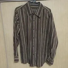 コーデュロイ ストライプシャツ