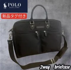 ★新品タグ付き★ ラルフローレン 2WAY ブラック 黒 ビジネスバッグ A4のサムネイル