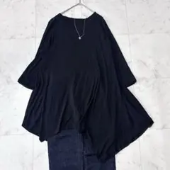 トトロのトトロ　美品　センソユニコ　m-mefu チュニックワンピース Emboss Tunic One-Piece 型押しチュニックワンピース | FICTION