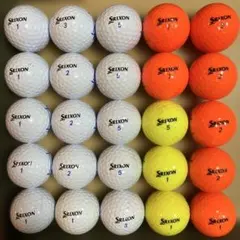 素人が集めたゴルフロストボール25球Srixon & AD333