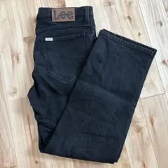 Lee ブラック ストレートデニム S