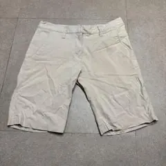 Fidra フィドラ　ハーフパンツ　ベージュ　ストライプ　ゴルフ　Sのサムネイル
