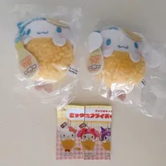 サンリオ キャラクターズ　ミックスフライおくるみマスコット　シナモロール✖️2