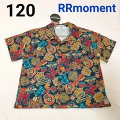 新品　ルルモーメント　チームワッペンシャツ【120】キッズ　半袖シャツ　しまむら