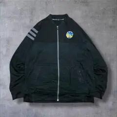 【adidas】アディダスNBAチームウォリアーズトラックジャケットブラックXL