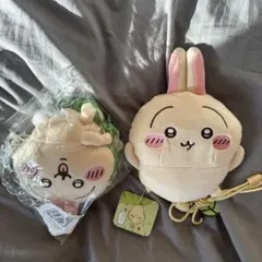 ちいかわ うさぎだらけくじ C賞 ぬいぐるみポシェット 蔦 罠 セット