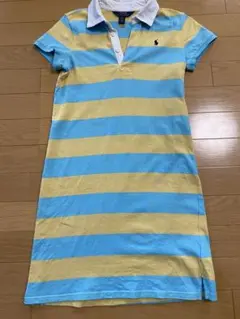 ラルフローレン　定価14900円　サイズ150 女の子　ボーダーワンピース