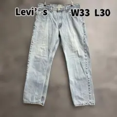 リーバイス 505 デニムパンツ ジーンズ レギュラー 水色【8506】