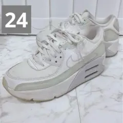ナイキ ウィメンズ エア マックス 90 LV8 セイル/グリーン24センチ