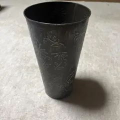 フラワーベース 花瓶 金属製 アンティーク調のサムネイル