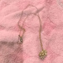 ゴールド 花モチーフ ネックレス