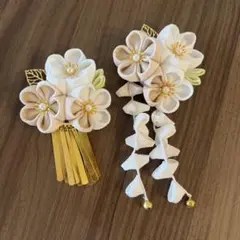 七五三 髪飾り 花モチーフ セット