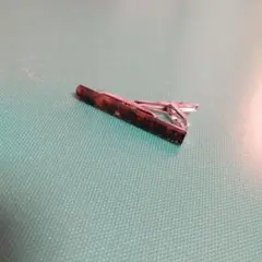 ブラウン ネクタイピン シンプルデザイン