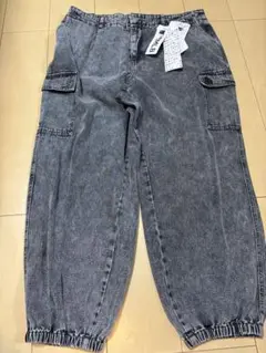 新品タグ付き　ドジャース　MLB デニムカーゴパンツ　3L