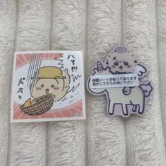 まじかるちいかわ　天使と悪魔　ミラーステッカー　ラッコ