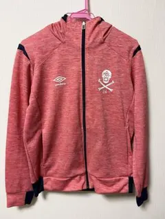 umbro フード付きジャケット パーカー　Mサイズ 赤
