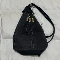 ✨極美品✨ガルボ ショルダーバッグ 斜め掛け クロコ JRA認定 ダーク