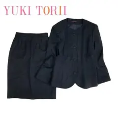 02T503☆ YUKI TORII ジャケット スカート セットアップ M