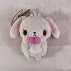 シュガーバニーズ しろうさ くろうさ ぬいぐるみショルダーバッグ ふわふわハート
