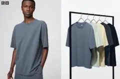 UNIQLO ユニクロ ドライEXクルーネックTシャツ ２枚まとめ売り