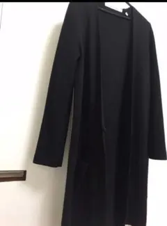 UNIQLO　LEMAIREブラック ノーカラーロング丈